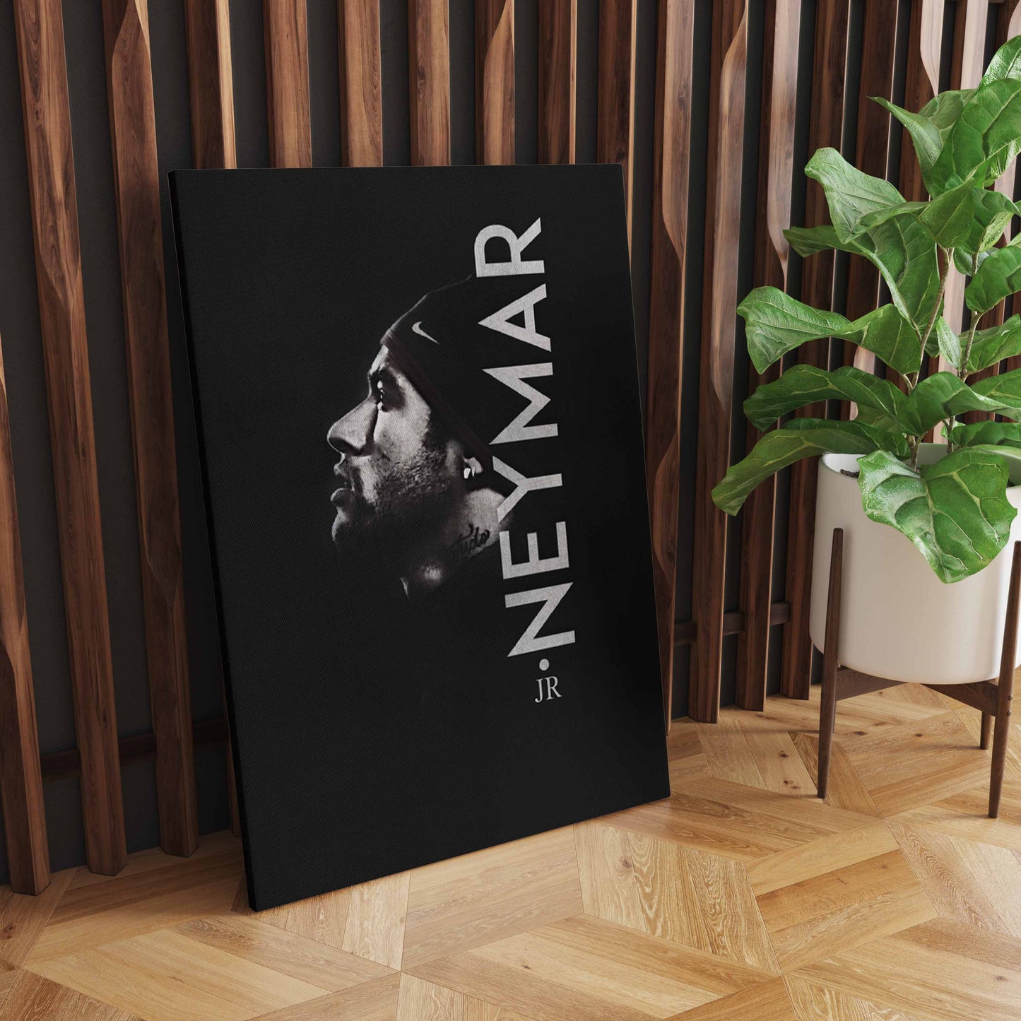 Neymar Jr. in Full Flight: A Mesmeric Wall Art Homage to the Football Magician - S07E06