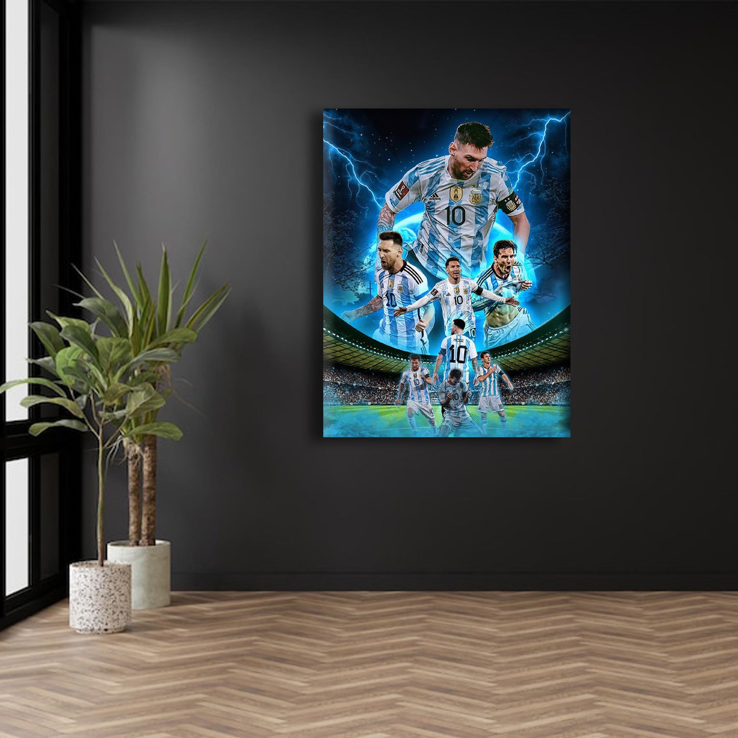 Celebrating Lionel Messi: A Legacy in Motion - A Majestic Wall Art Tribute to the Maestro of Football - S07E05