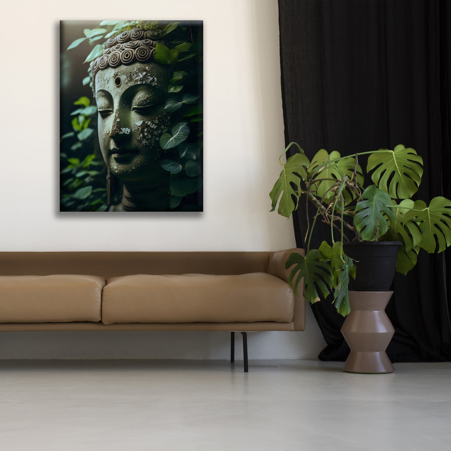 Enlightened Serenity: Lord Buddha, the Embodiment of Peace and Wisdom, Amidst the Tranquil Embrace of Nature's Beauty - S05E92