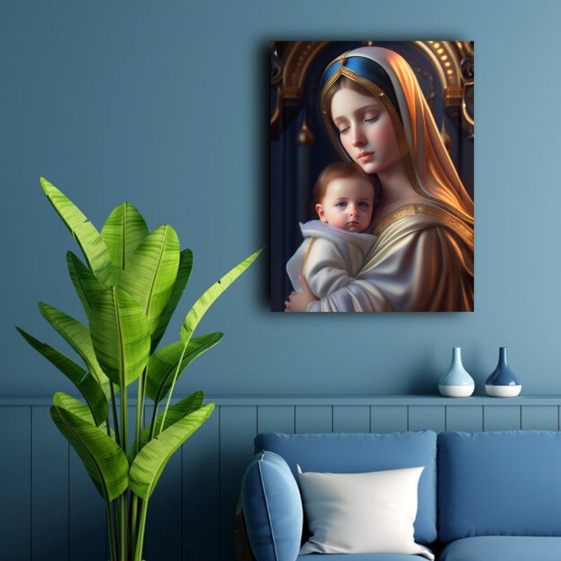 Sacred Embrace: Mother Mary and Childhood Jesus - An Eternal Bond of Love and Compassion - S05E35