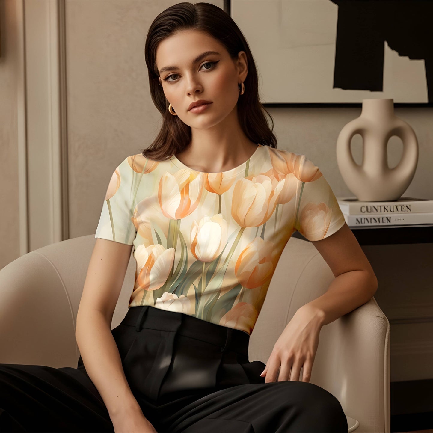 Peachy Tulips - DD907
