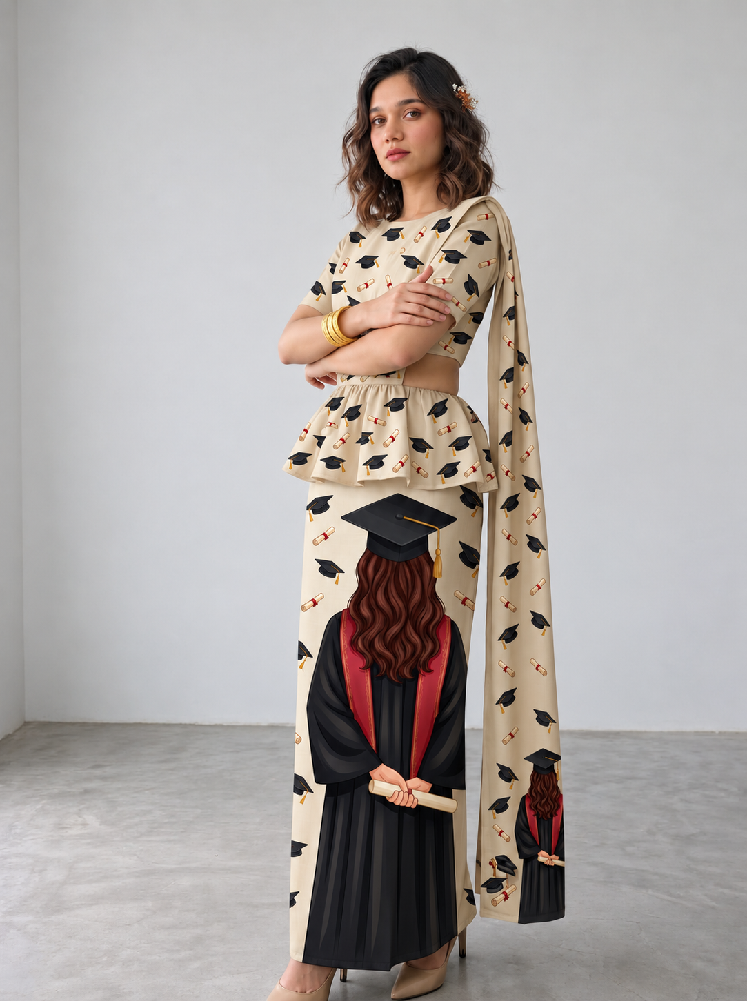 Convocation collection - Black cloak graduation