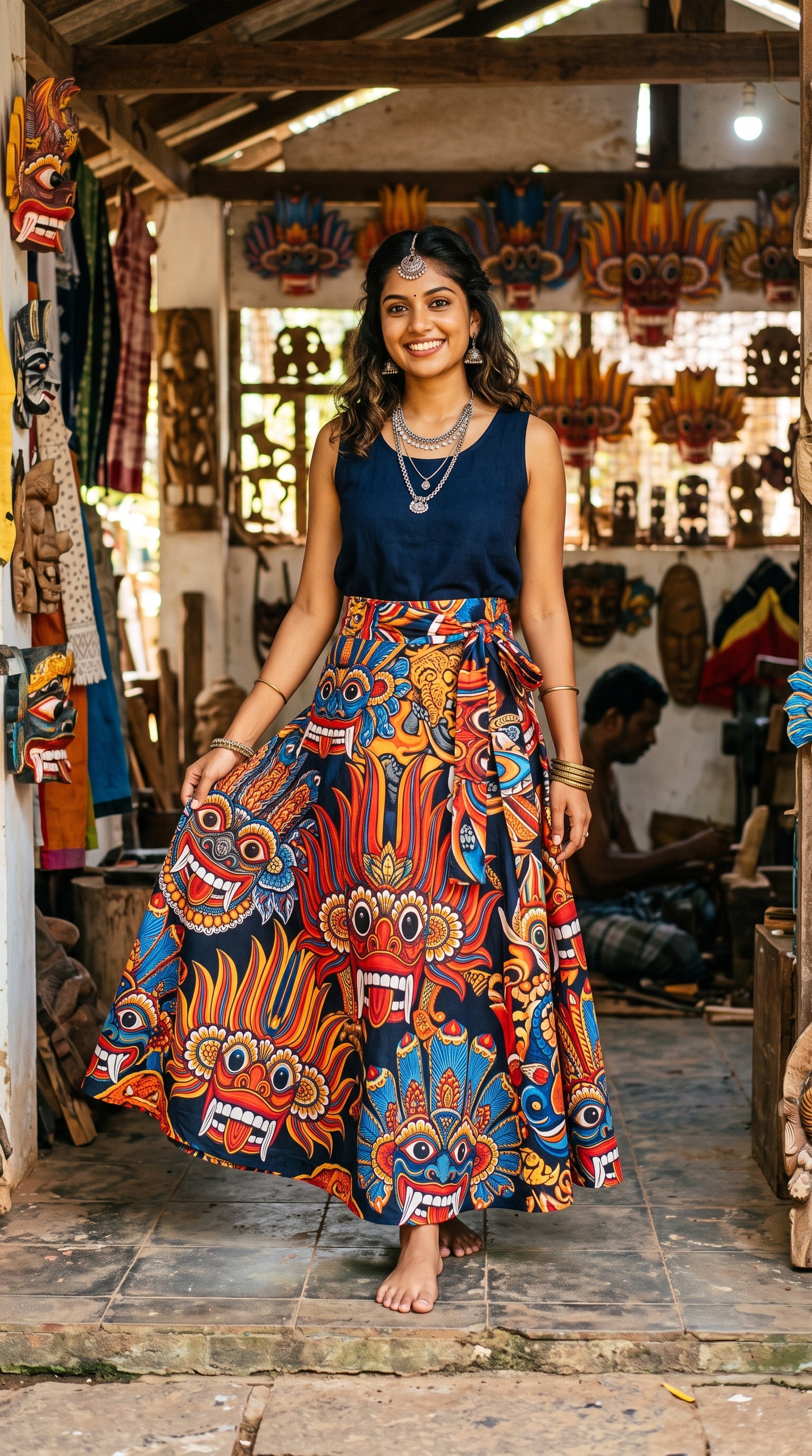 Wrap skirt - Mast Multi color