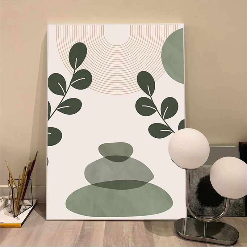 Boho inspired, Abstract Geometry Line Fabric Printed Wall art - Sun Rainbow Nordic Decor - Living Room S04E26