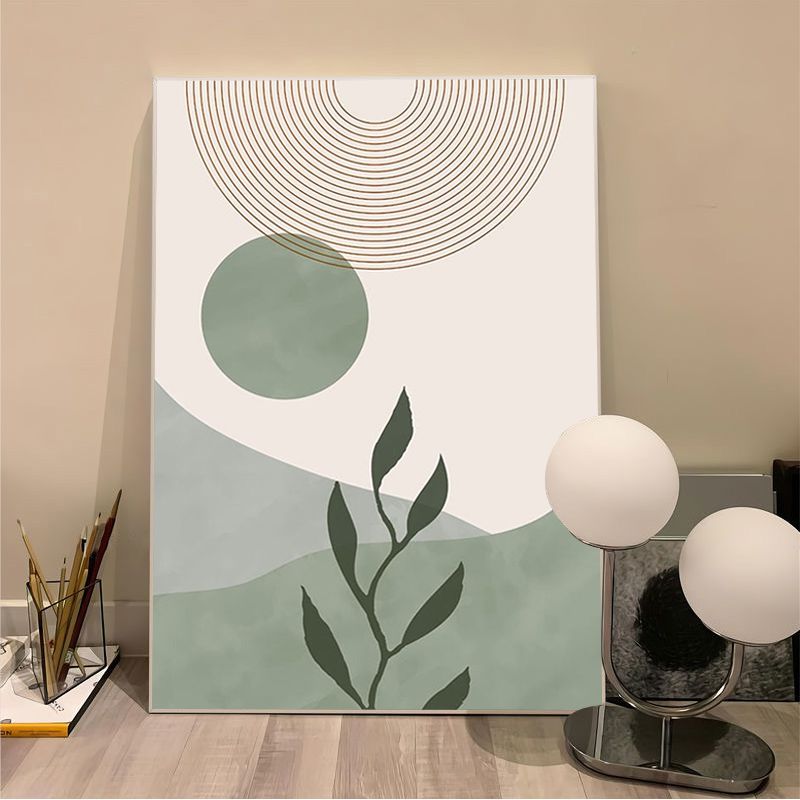 Boho inspired, Abstract Geometry Line Fabric Printed Wall art - Sun Rainbow Nordic Decor - Living Room S04E26