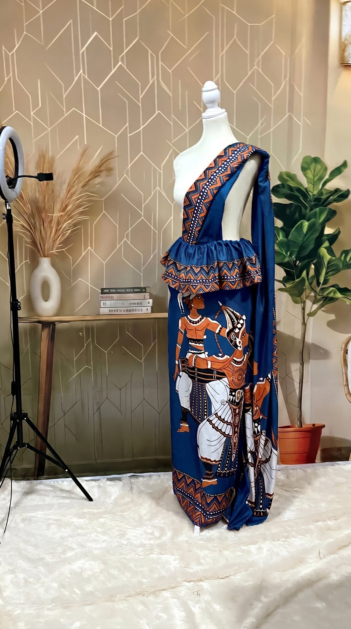 Made up kandyan - Kandyan dancer (Blue)