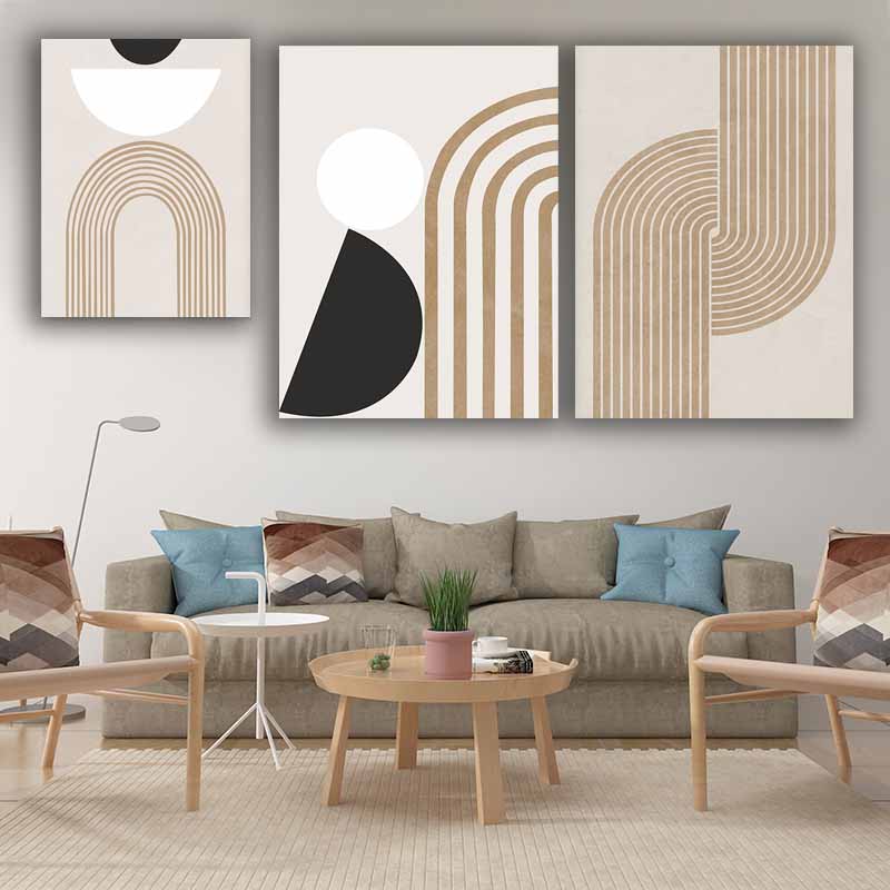 Minimalist Abstract Line Picture fabric paintings, Modern Wall Art for Home Interior Living Room Decoration S04E17
