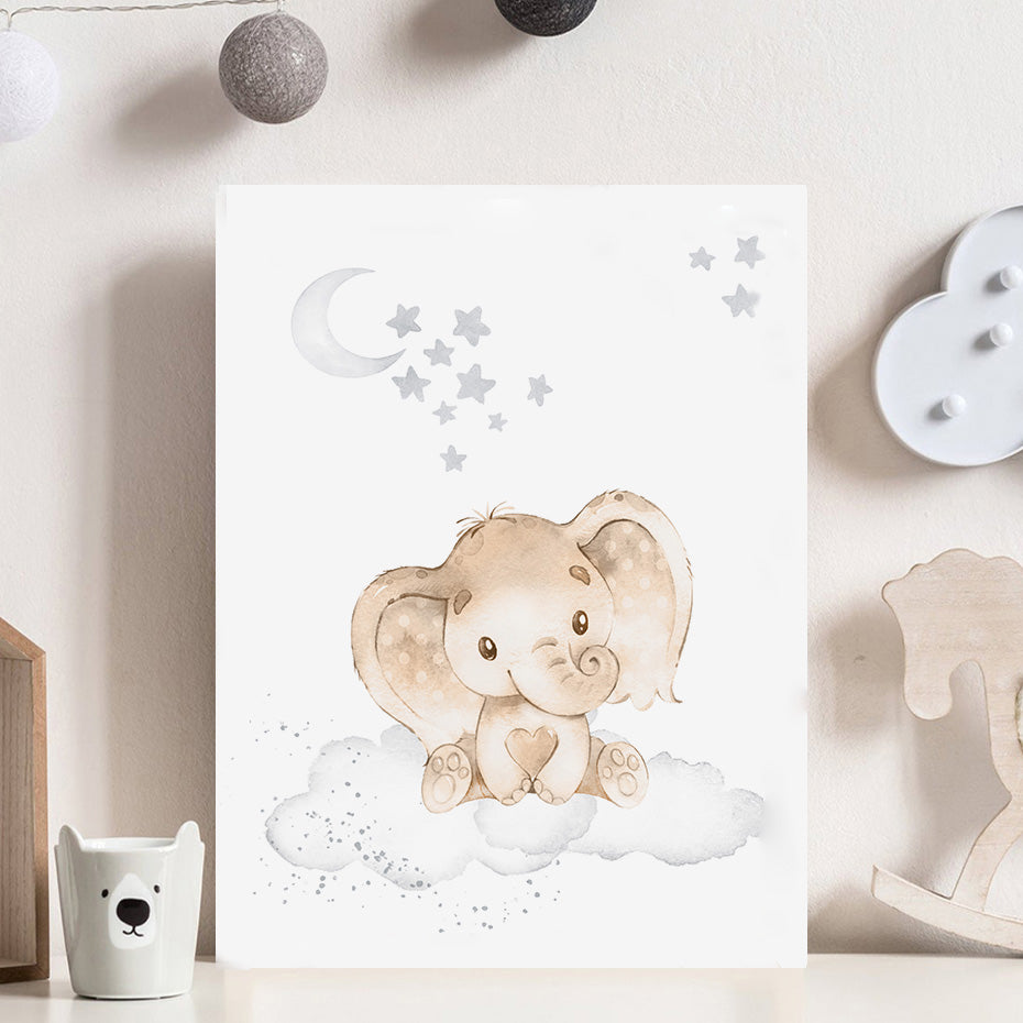 Delightful Children's Wall Art with Cartoon Animal Characters - Transform Your Child's Room into a Whimsical Wonderland S04E05