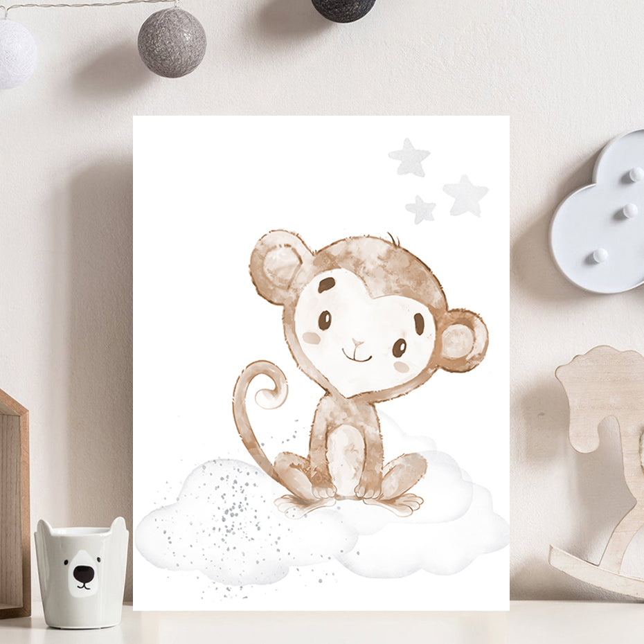 Delightful Children's Wall Art with Cartoon Animal Characters - Transform Your Child's Room into a Whimsical Wonderland S04E05