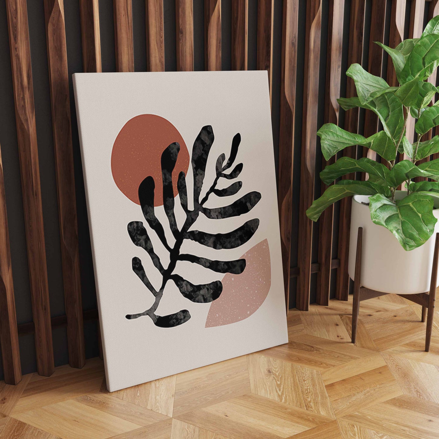 Empowering Elegance: Abstract Line Art Poster with Boho Sun and Moon Prints for Nordic Living Room Decor S04E09
