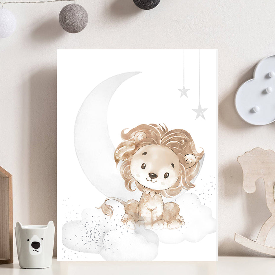 Delightful Children's Wall Art with Cartoon Animal Characters - Transform Your Child's Room into a Whimsical Wonderland S04E05