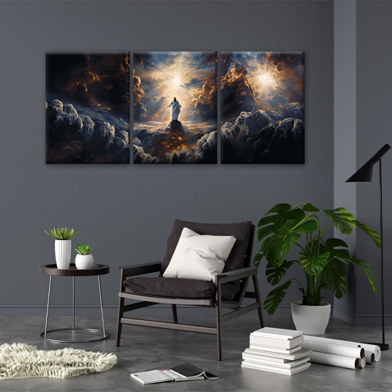 Risen Glory: A Realistic Wall Art Depicting Jesus' Resurrection - Embrace the Miraculous Transformation of Faith and Hope - S05E52