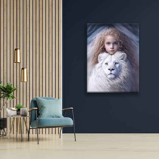 Guardians of the Innocence: A Small Girl's Unbreakable Bond with Her Loyal White Lion Companion - S10E03