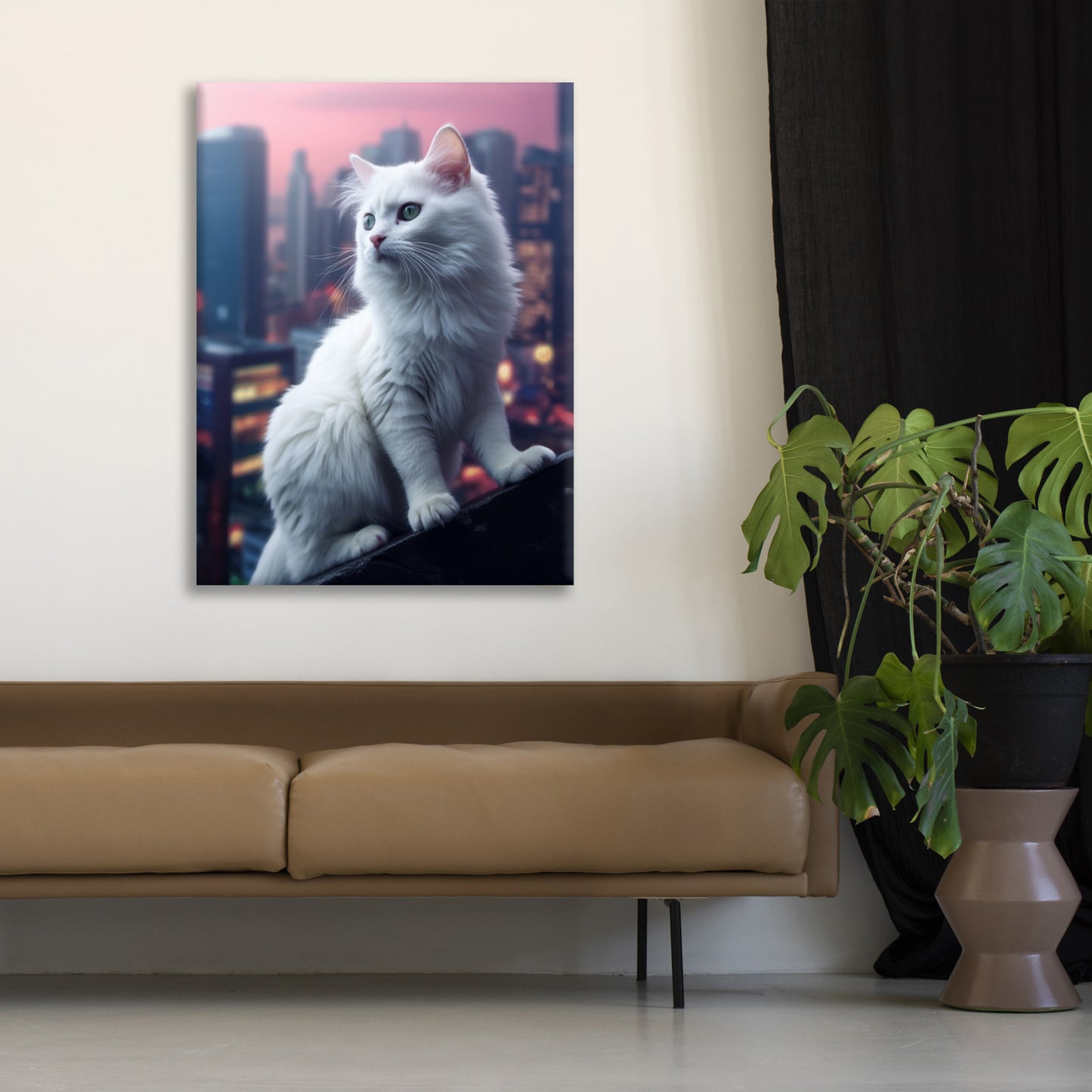 Iridescent Majesty: A White Persian Cat's Sojourn in the Amethyst City - S09E02