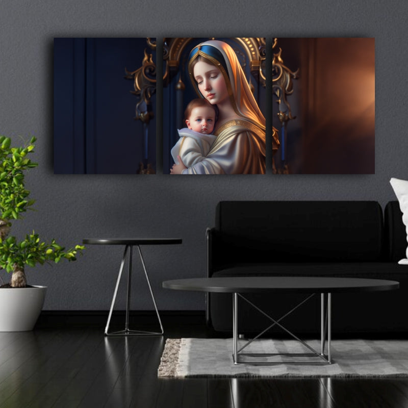 Sacred Embrace: Mother Mary and Childhood Jesus - An Eternal Bond of Love and Compassion - S05E35