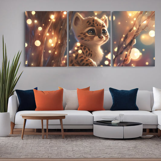 Adorable Whiskers: Captivating Wall Art Celebrating the Irresistible Charm of a Cute Baby Cat - S06E04
