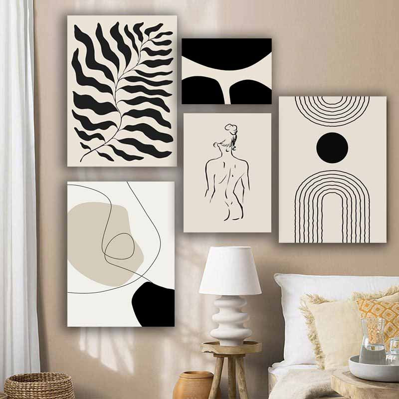 Transform Your Living Room with Abstract Bohemian Wall Art, Captivating fabric printings for Interior Decoration S04E15
