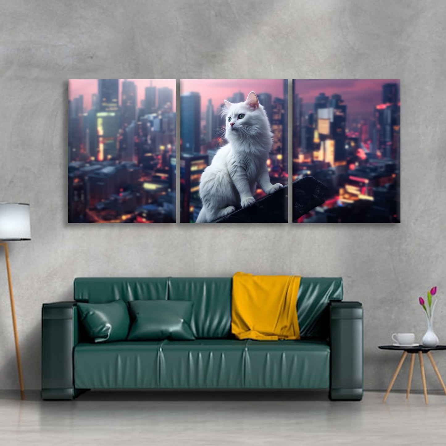 Iridescent Majesty: A White Persian Cat's Sojourn in the Amethyst City - S09E02