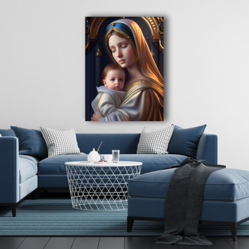 Sacred Embrace: Mother Mary and Childhood Jesus - An Eternal Bond of Love and Compassion - S05E35