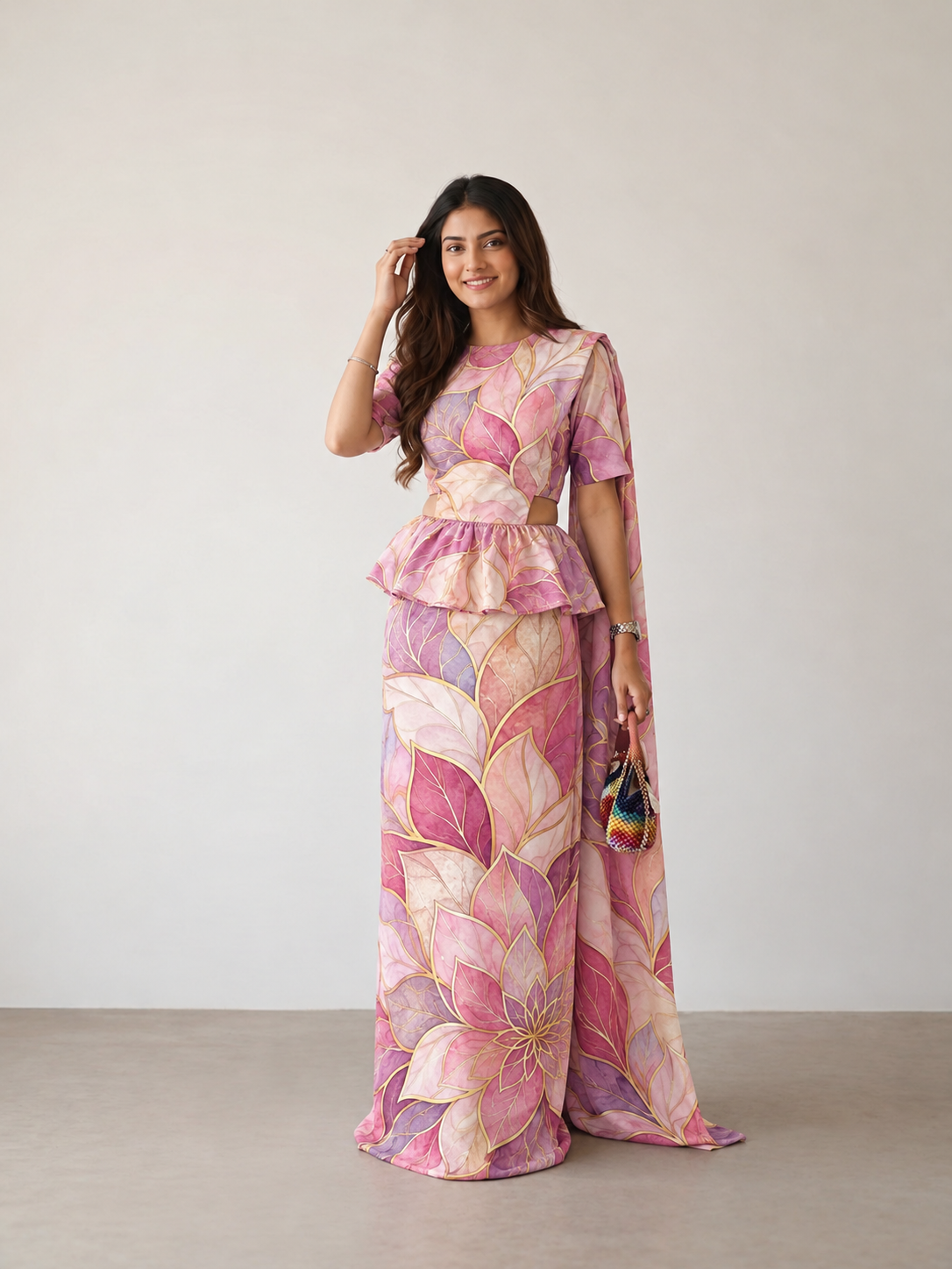 Ready made kandyan - Mandala petals