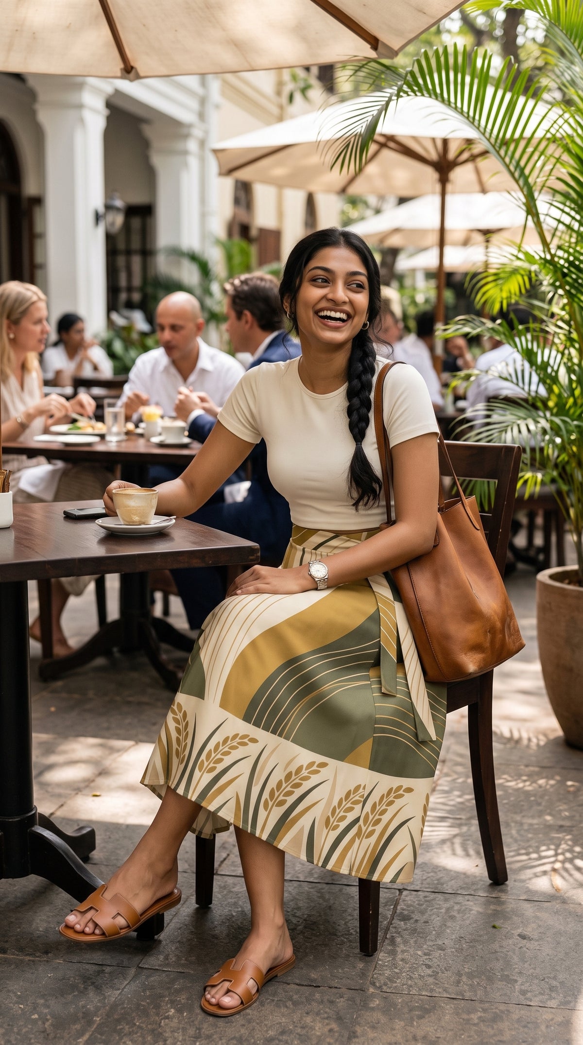 Paddy Gold | Darling Desk Wrap Skirt