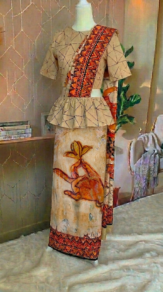 Ready made saree - Art craft