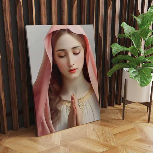 Sacred Symphony: Mother Mary in Worshipful Reverence, A Portrait of Eternal Devotion and Heavenly Adoration - S05E91