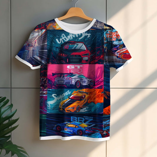 Four Turbo Beasts - tshirt - TS044