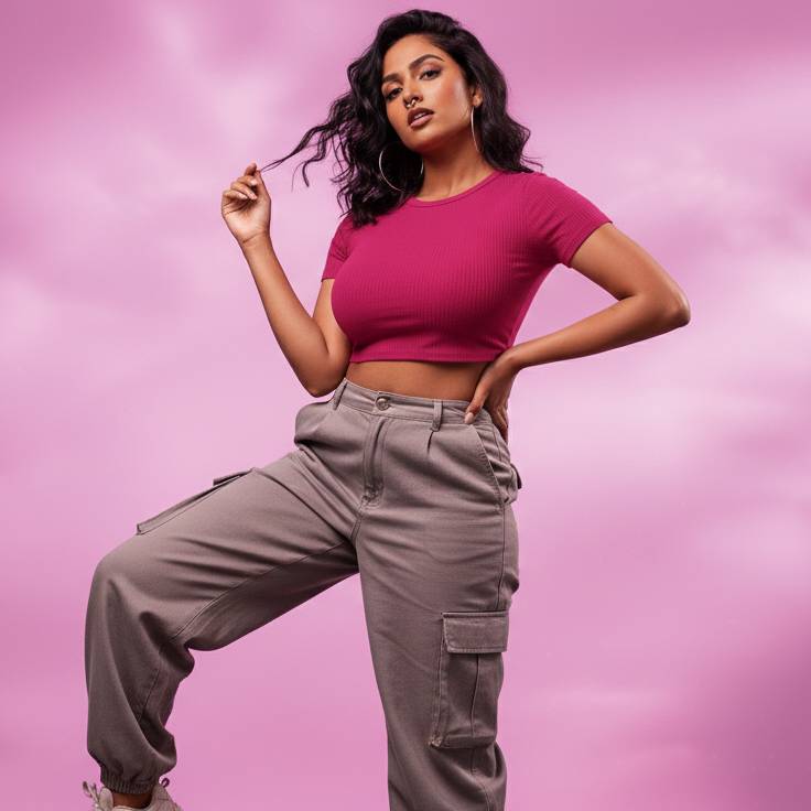 Rib Classic Fuchsia Flame
