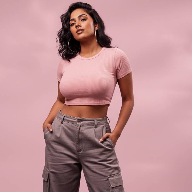 Rib Classic Rose Quartz