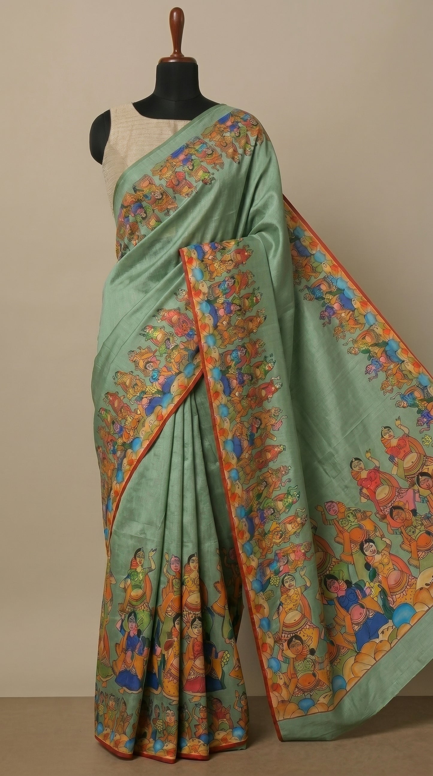 Saree - Indian traditional Green