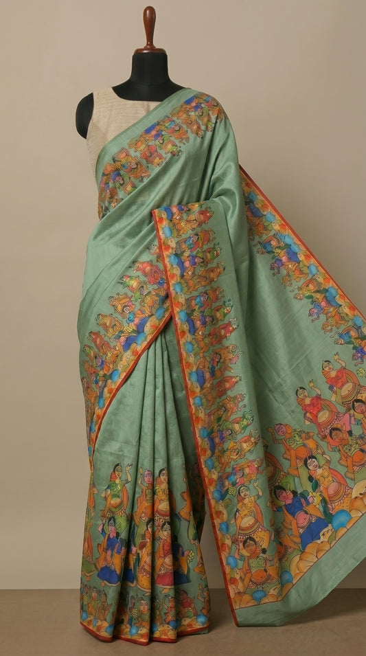 Saree - Indian traditional Green