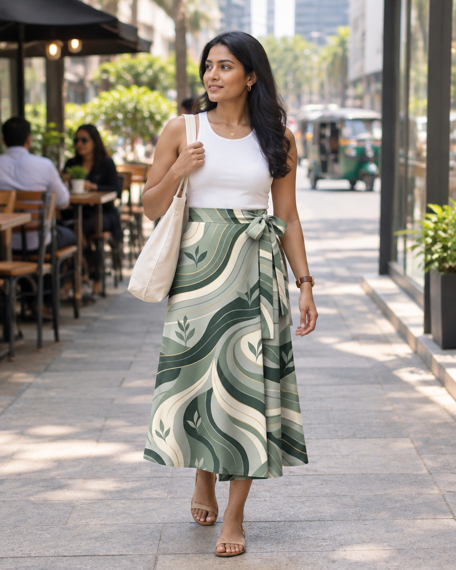 Tea Terrace | Darling Desk Wrap Skirt