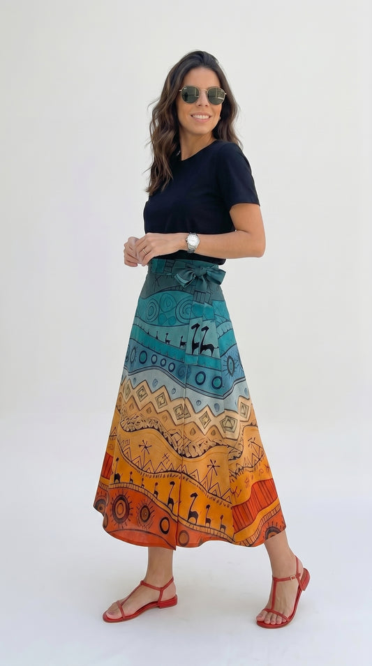 Wrap skirt - Traditional layers