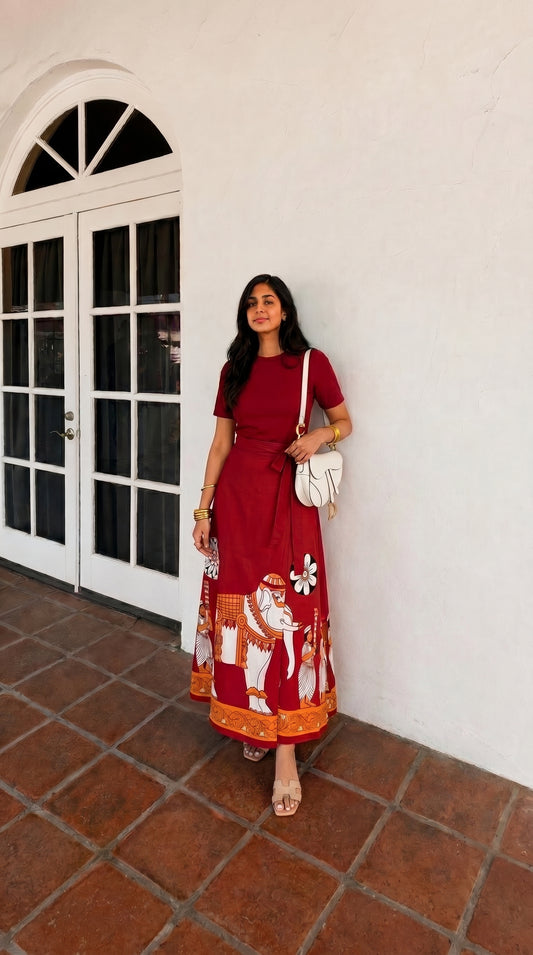 Perahera Wrap skirt