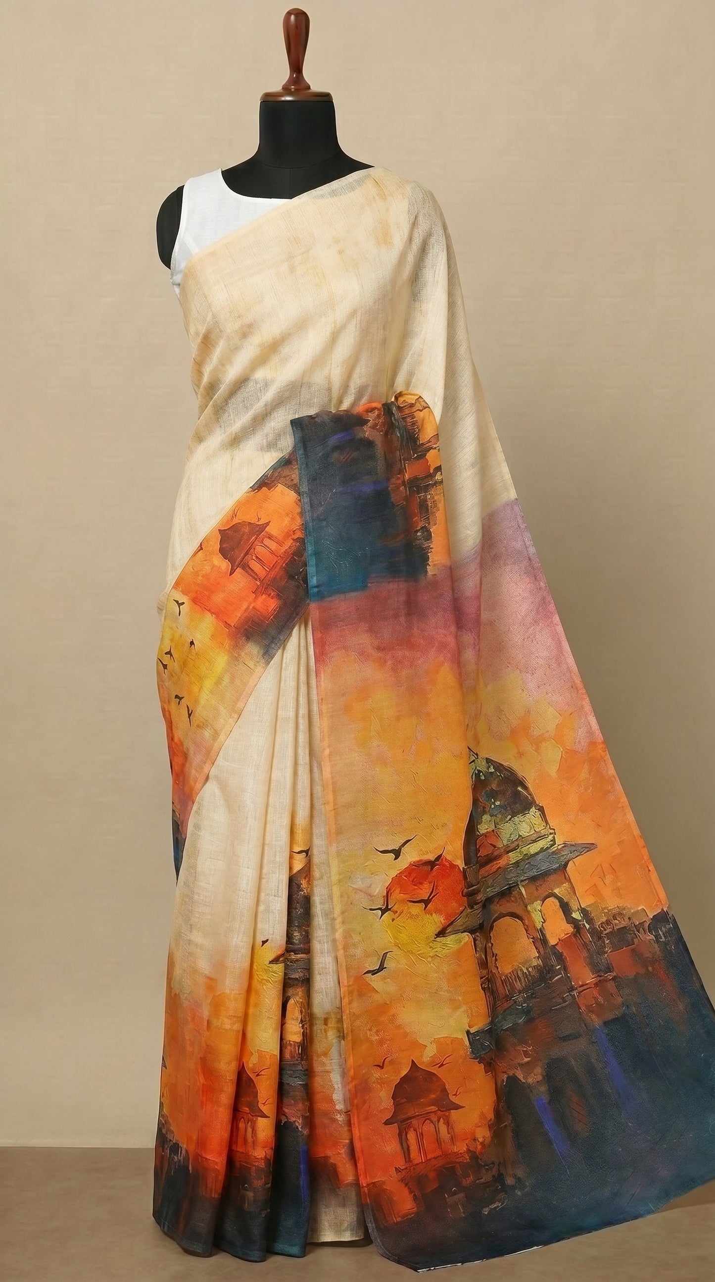 Saree - evening mosque