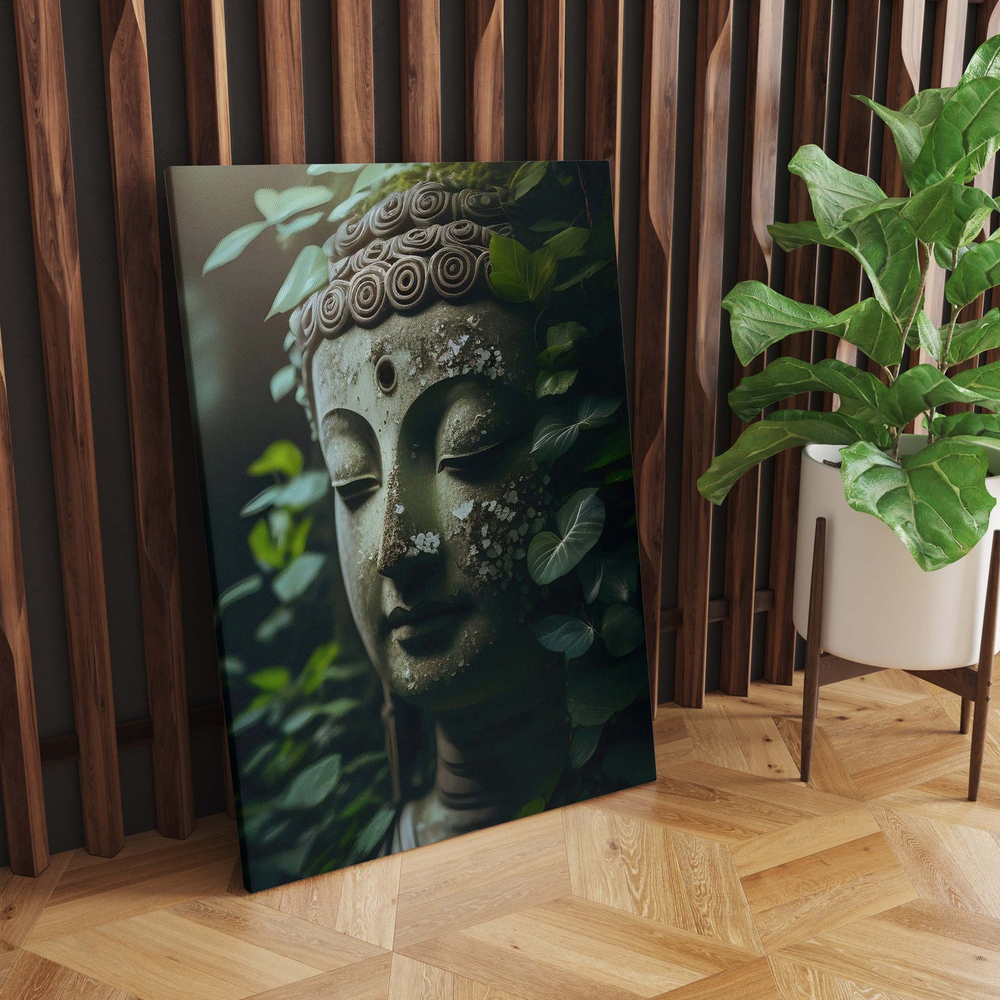 Enlightened Serenity: Lord Buddha, the Embodiment of Peace and Wisdom, Amidst the Tranquil Embrace of Nature's Beauty - S05E92