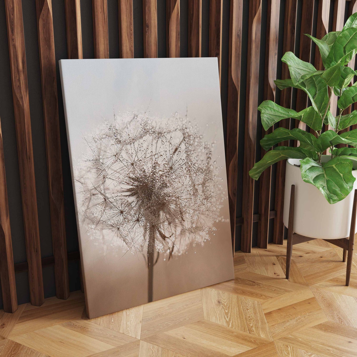 Tranquil Sunset Serenade, A Captivating Nature-Inspired Wall Art with Reeds, Birds, Flowers, and Vibrant Hues S04E08