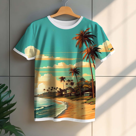 Draw a Beach - tshirt - TS026